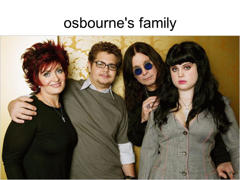 osbourne's family